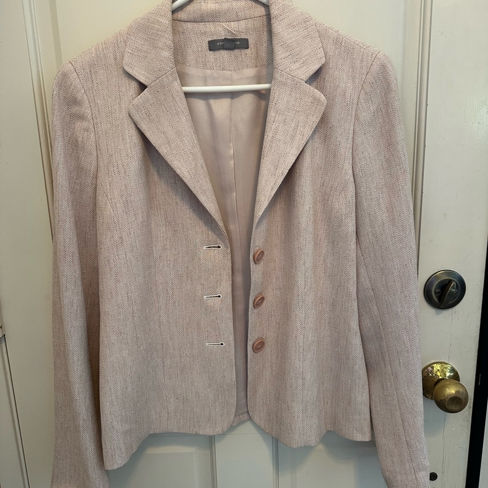 Women's Pink Blazer (Silk Lined)